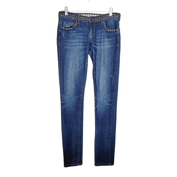 Flying Monkey Studded Detail Rocker Jeans - Picture 1 of 7